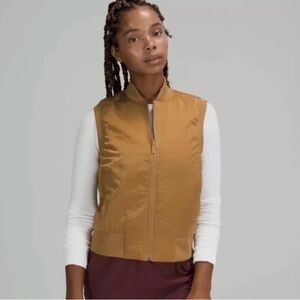 Lululemon Non-Stop Bomber Vest, size 12